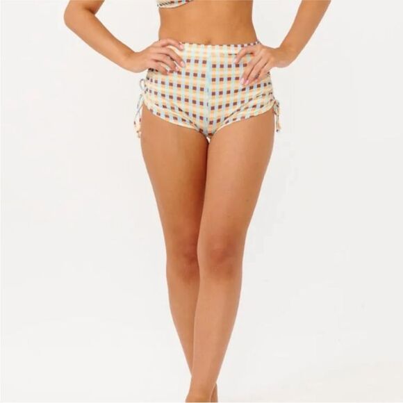 Rip Curl Lottie Check Short Size Small - Picture 1 of 9